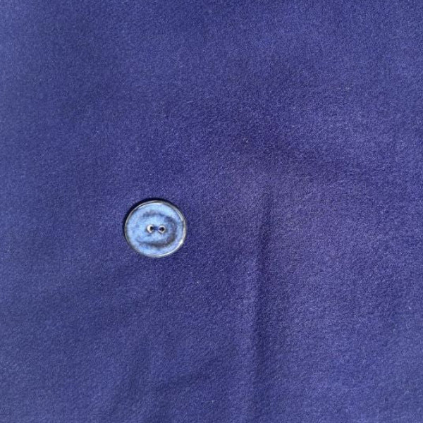navy ceramic button