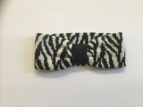 Zebra Lambswool Headband